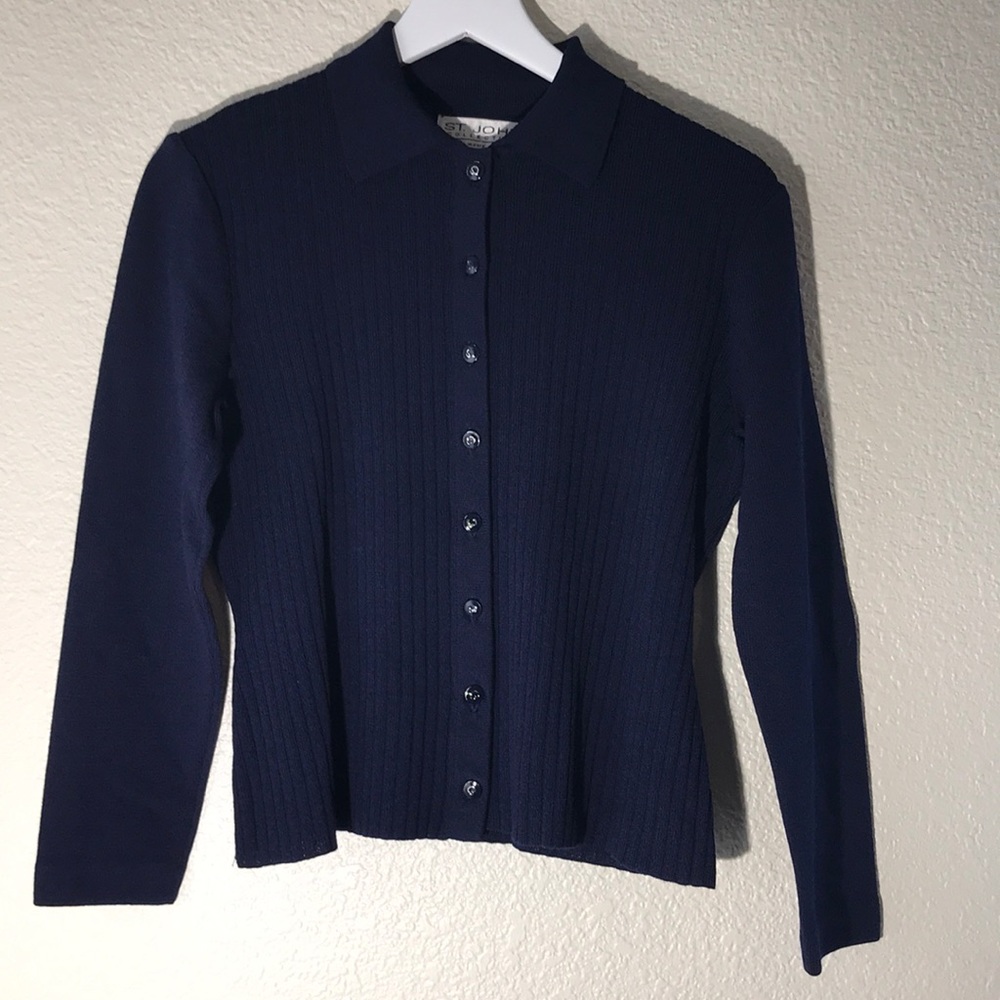 St. John Collection Button Down Sweater - image 1